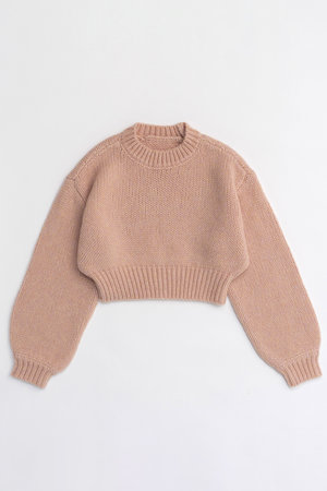 メゾンスペシャル/MAISON SPECIALのWool Short Length Knitwear/ウールショートニット(110300/110301)