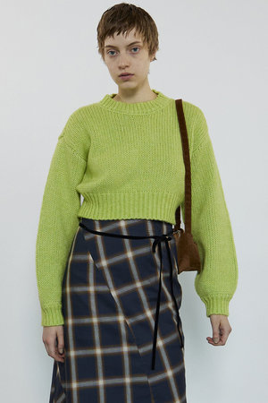 メゾンスペシャル/MAISON SPECIALのWool Short Length Knitwear/ウールショートニット(110300/110301)