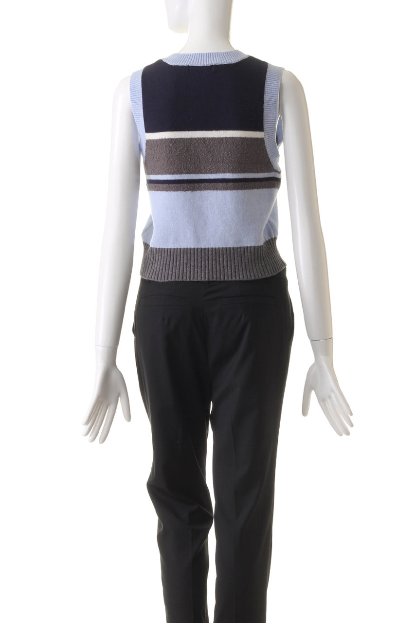 MAISON SPECIAL(メゾンスペシャル)｜Bicolor Knit Vest/バイ