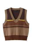 Bicolor Knit  Vest/バイカラーベスト