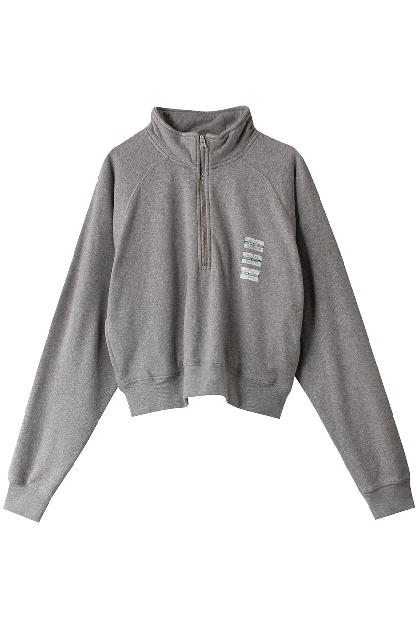 MAISON SPECIAL(メゾンスペシャル)｜DISCUS Collaboration Half Zip  Sweatshirt/DISCUSコラボハーフジップスウェット/GRY(グレー) の通販｜ELLESHOP・(エル・ショップ)