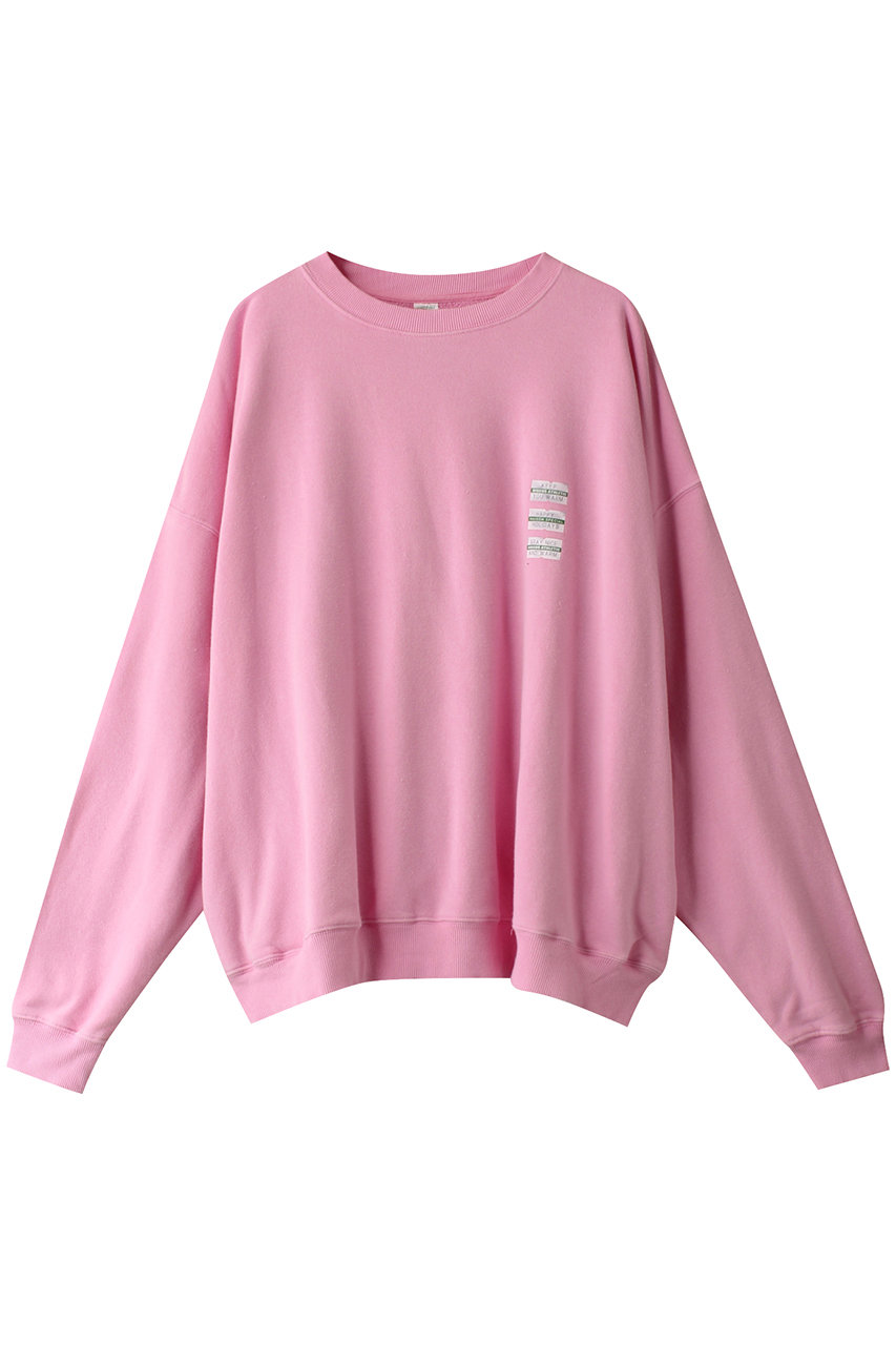 メゾンスペシャル/MAISON SPECIALのDISCUS Collaboration Crew Neck Sweatshirt/DISCUSコラボクルーネックスウェット(PNK(ピンク)/21242415302)