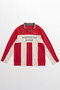 【予約販売】Fruttaring Heart Stripe Long Sleeve T-shirt/フルッタリングハートストライプロンTEE メゾンスペシャル/MAISON SPECIAL RED(レッド)
