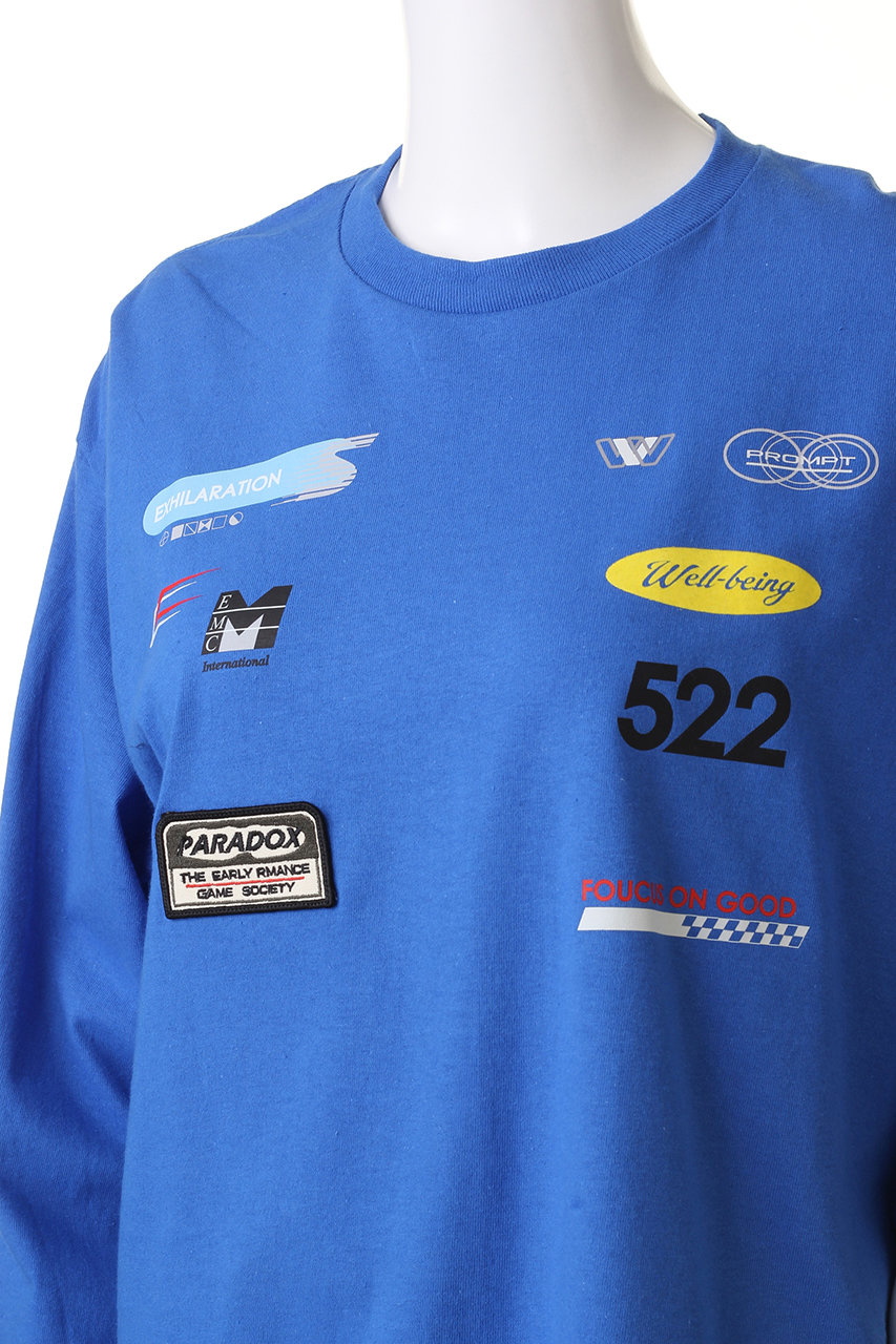 tシャツ Sponsor Logo Print Long Sleeve T-shirt/スポンサーロゴロンTEE「MAISON SPECIAL/メゾン MAISON SPECIAL tシャツ Sponsor Logo Print Long Sleeve T