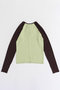 【予約販売】Cashmere Silk Combination Tops/カシミヤシルクコンビトップス メゾンスペシャル/MAISON SPECIAL