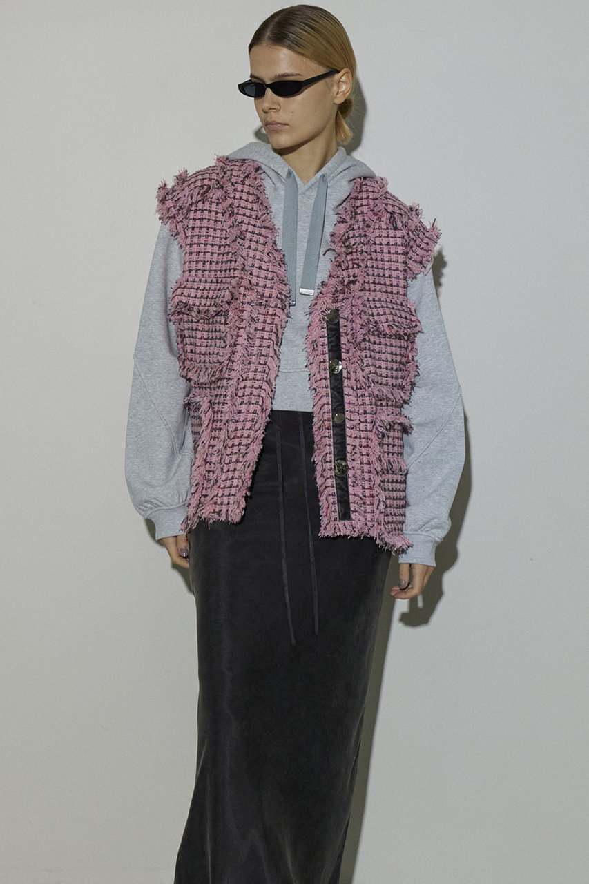 トップス MAISON SPECIAL Mesh Short Hoodie SALE】Short Hoodie