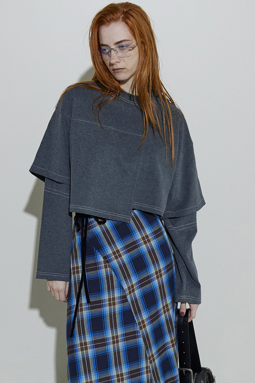 MAISON SPECIAL(メゾンスペシャル)｜Block Stitch Tops/ブロック 