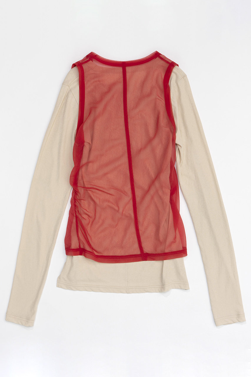 ヘンリータンクレイヤードトップ⭐︎Maisonspecial MAISON SPECIAL(メゾンスペシャル)｜Henry Neck Tank Top