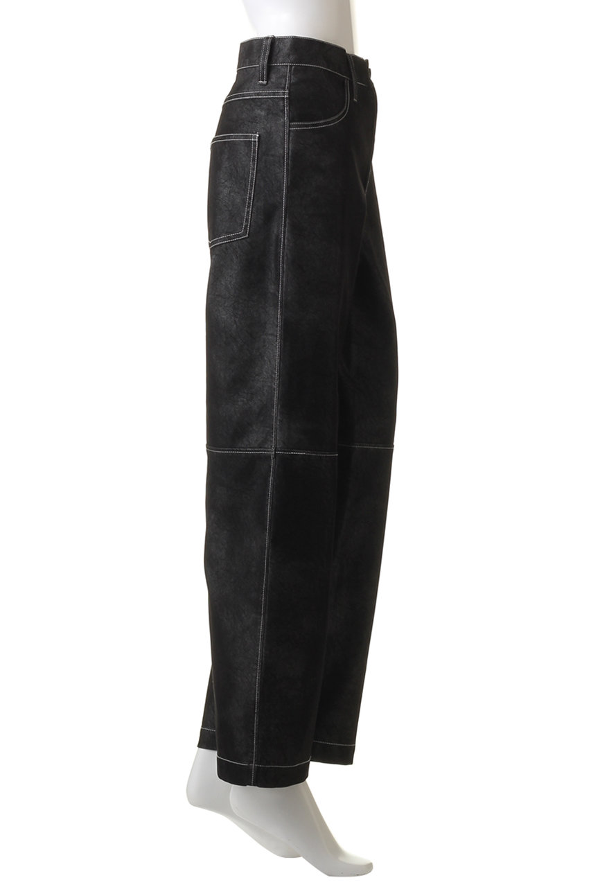 MAISON SPECIAL(メゾンスペシャル)｜faux Leather Wide Straight Pants