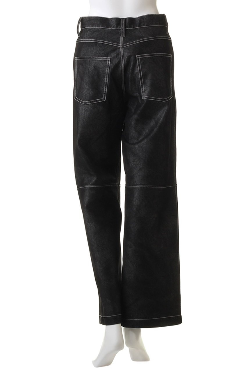 MAISON SPECIAL(メゾンスペシャル)｜faux Leather Wide Straight Pants