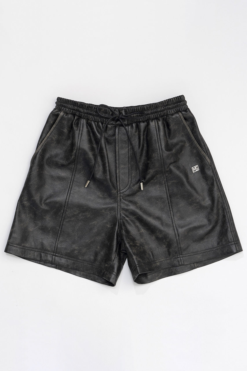 メゾンスペシャル/MAISON SPECIALの【予約販売】Vintage Vegan Leather Shorts/ヴィンテージヴィーガンレザーショーツ(D.BRN(ダークブラウン)/21242465204)