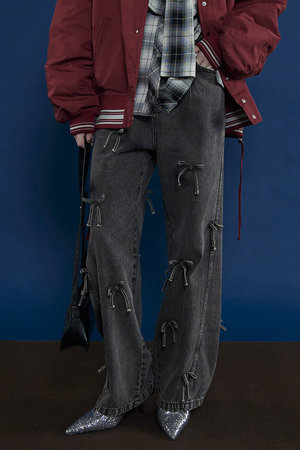 メゾンスペシャル/MAISON SPECIALのRibbon Denim/リボンデニム(110600/110601)