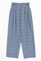 2way Waist Checkered Pants/2WAYウエストチェックパンツ メゾンスペシャル/MAISON SPECIAL BLU(ブルー)