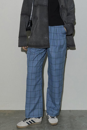 メゾンスペシャル/MAISON SPECIALの2way Waist Checkered Pants/2WAYウエストチェックパンツ(110600/110601)