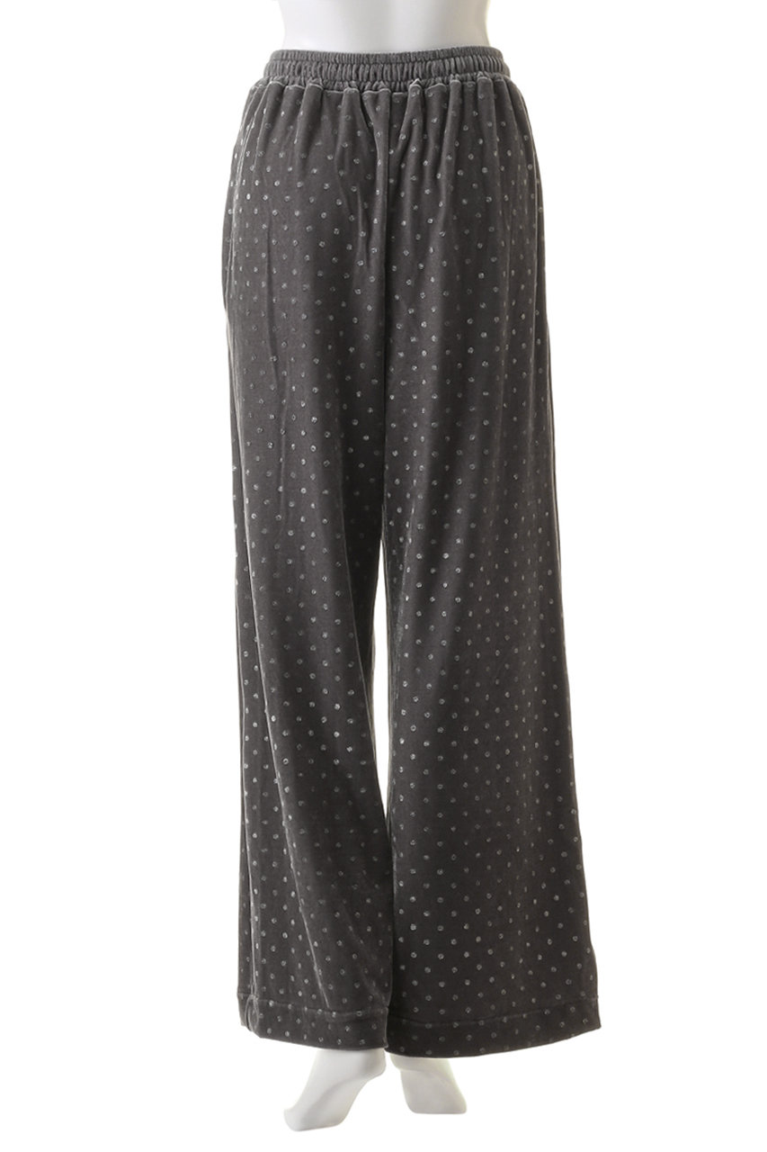 MAISON SPECIAL(メゾンスペシャル)｜Glitter Dots Velor Pants