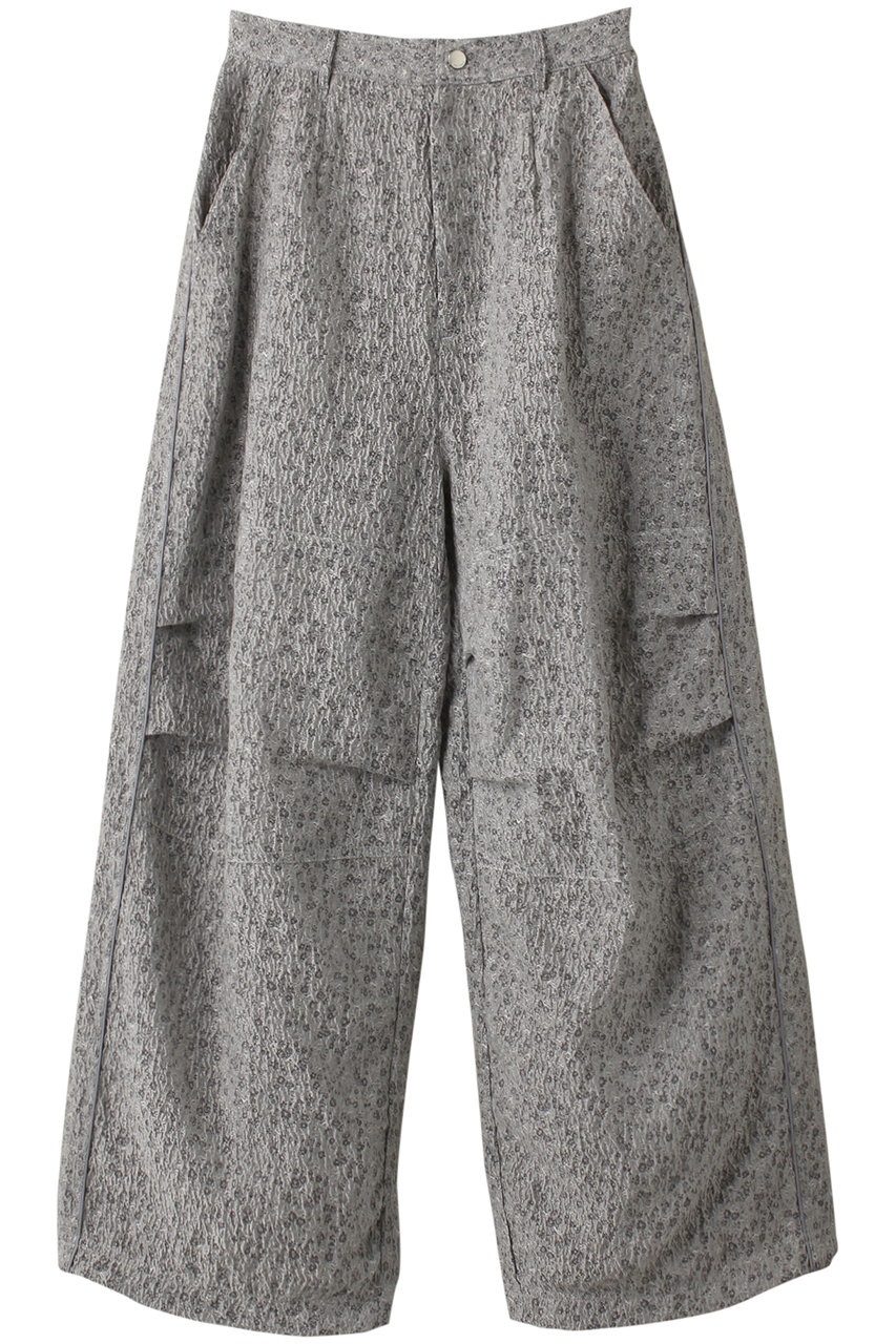 MAISON SPECIAL Jacquard Volume Snow Pants/ジャガードボリューミースノーパンツ (GRY(グレー), 36) メゾンスペシャル ELLE SHOP