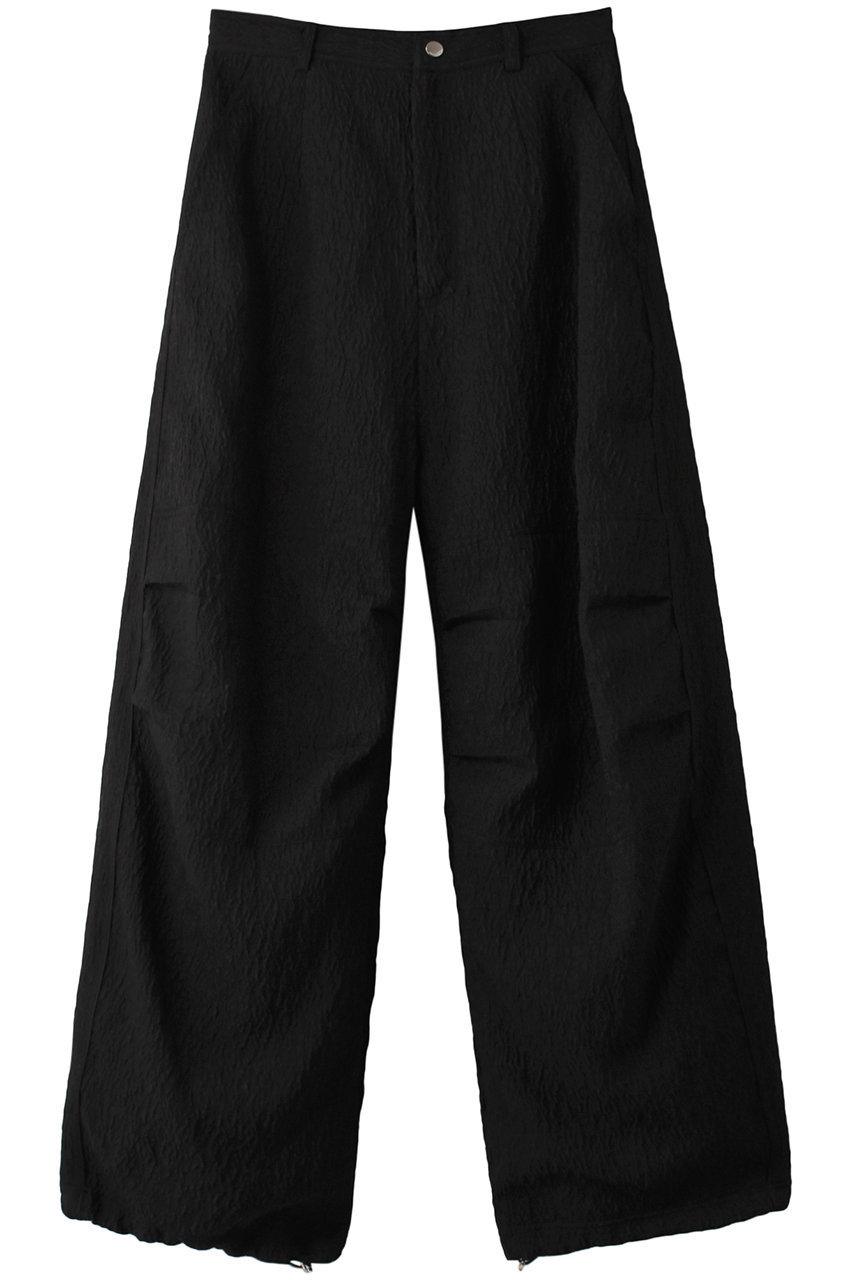 メゾンスペシャル/MAISON SPECIALのJacquard Volume Snow Pants/ジャガードボリューミースノーパンツ(BLK(ブラック)/21242465305)