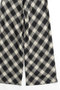 Random Checkered Easy Wide Pants/ランダムチェックイージーワイドパンツ メゾンスペシャル/MAISON SPECIAL