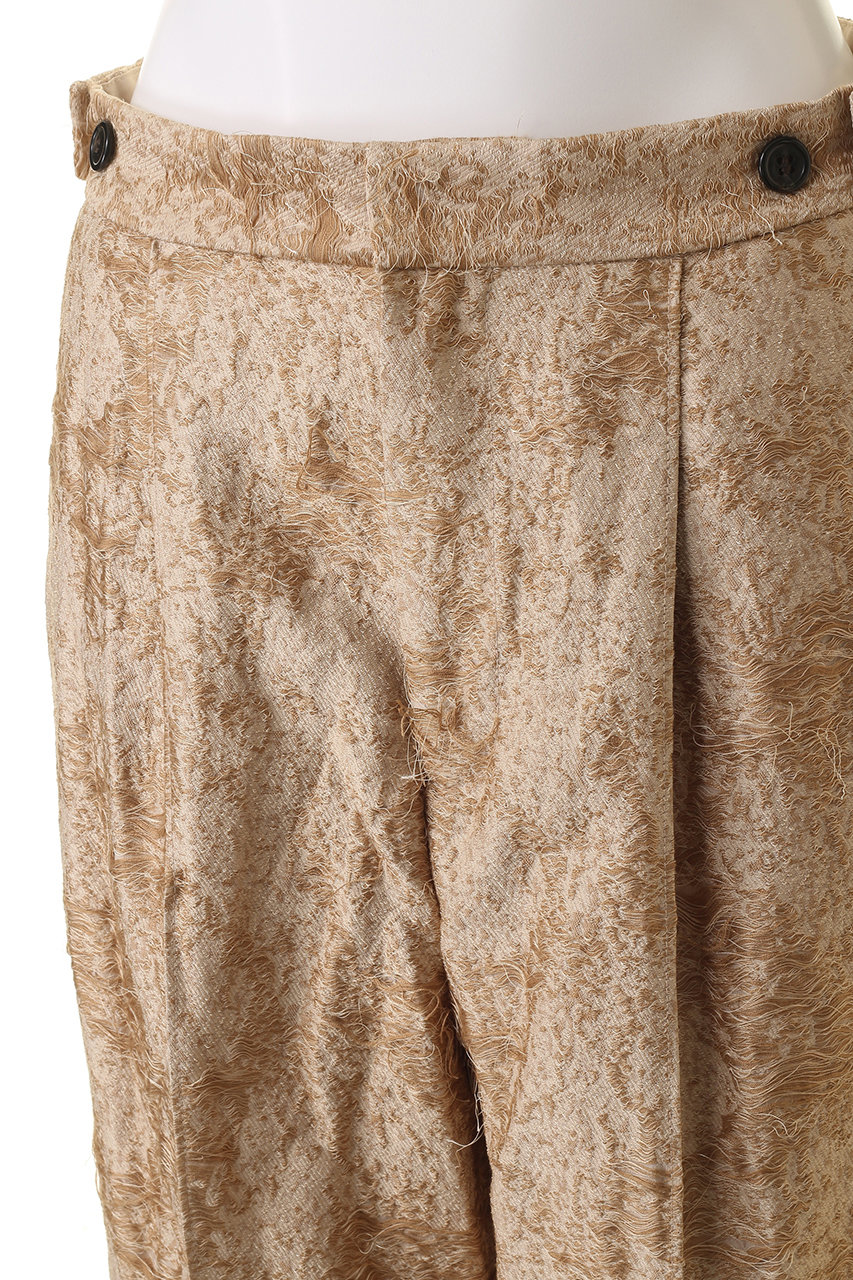 MAISON SPECIAL(メゾンスペシャル)｜Cut Fringe Jacquard Pants