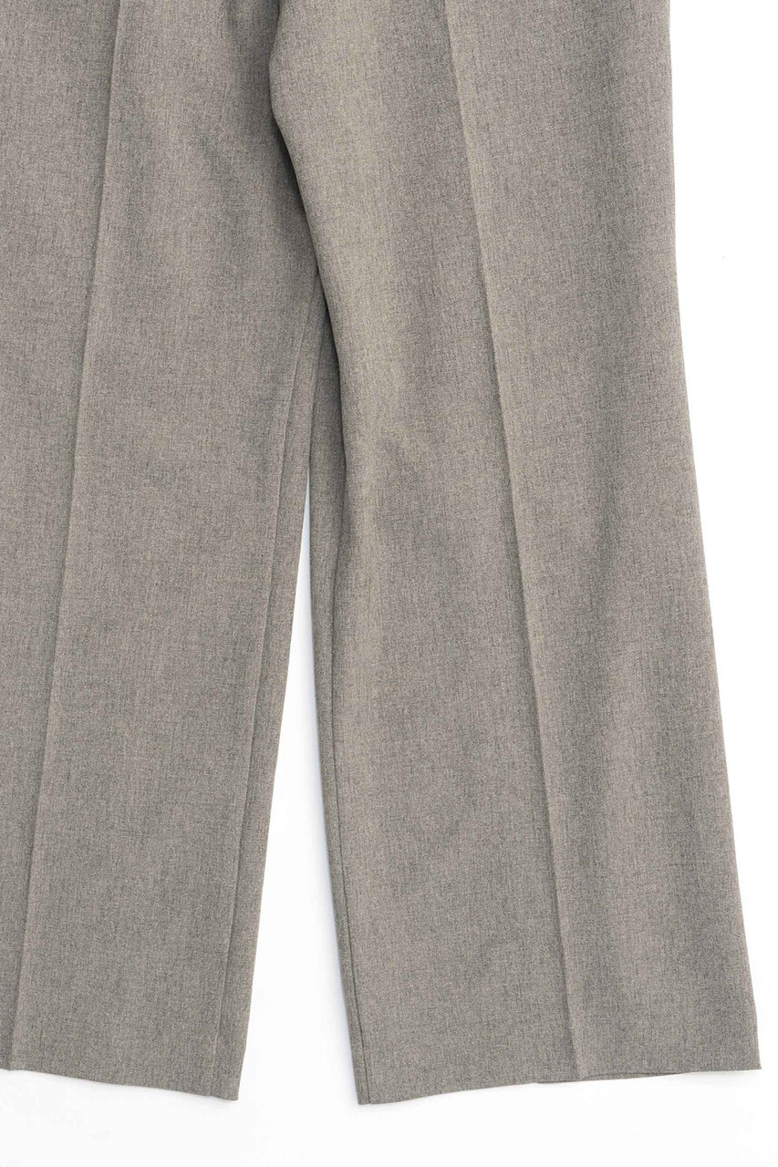MAISON SPECIAL グレー スラックス02 メゾンスペシャル MAISON SPECIAL(メゾンスペシャル)｜Easy Two Tuck Slacks