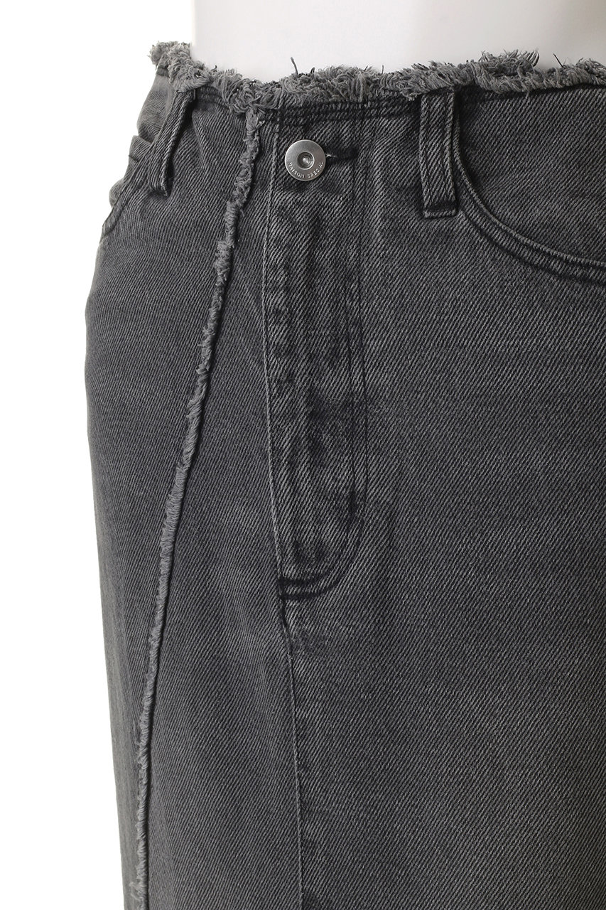 MASION SPECIAL セルロースデニムマキシスカー　blue38 Cellulose Denim Maxi Skirt