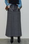 Tweed Layered Box Pleated Skirt/ツイードレイヤードボックスプリーツスカート メゾンスペシャル/MAISON SPECIAL