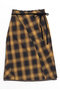 Checkered Bias Seam Midi Skirt/チェックバイアスシームミモレスカート メゾンスペシャル/MAISON SPECIAL MTD(マスタード)