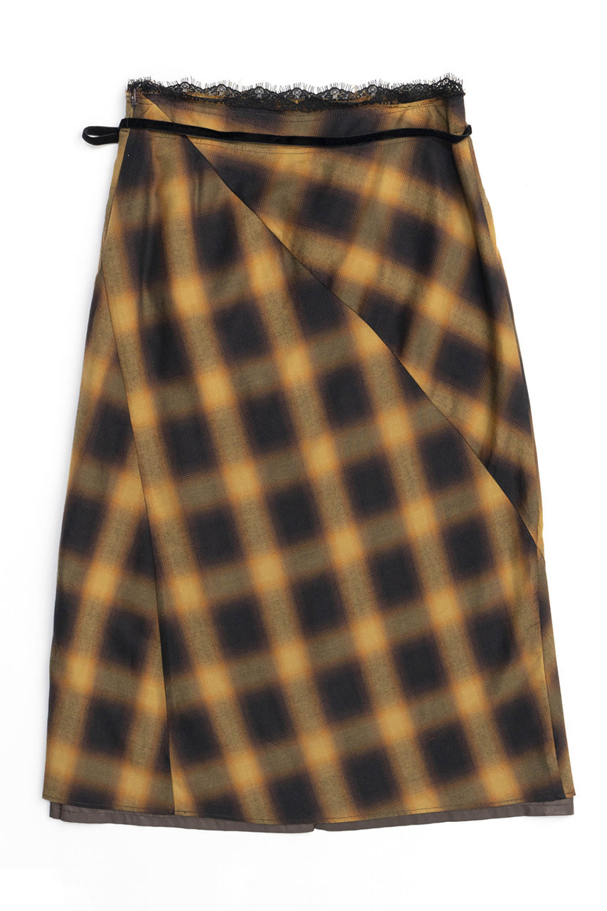 MAISON SPECIAL(メゾンスペシャル)|Checkered Bias Seam Midi MAISON SPECIAL(メゾンスペシャル)|Checkered Bias Seam Midi