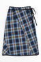 Checkered Bias Seam Midi Skirt/チェックバイアスシームミモレスカート メゾンスペシャル/MAISON SPECIAL BLU(ブルー)