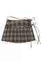 【予約販売】Pleats Wrap Mini Skirt/プリーツラップミニスカート メゾンスペシャル/MAISON SPECIAL BRN(ブラウン)