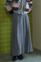 Low Waist Maxi Pleated Skirt/ローウエストマキシプリーツスカート メゾンスペシャル/MAISON SPECIAL L.GRY(ライトグレー)