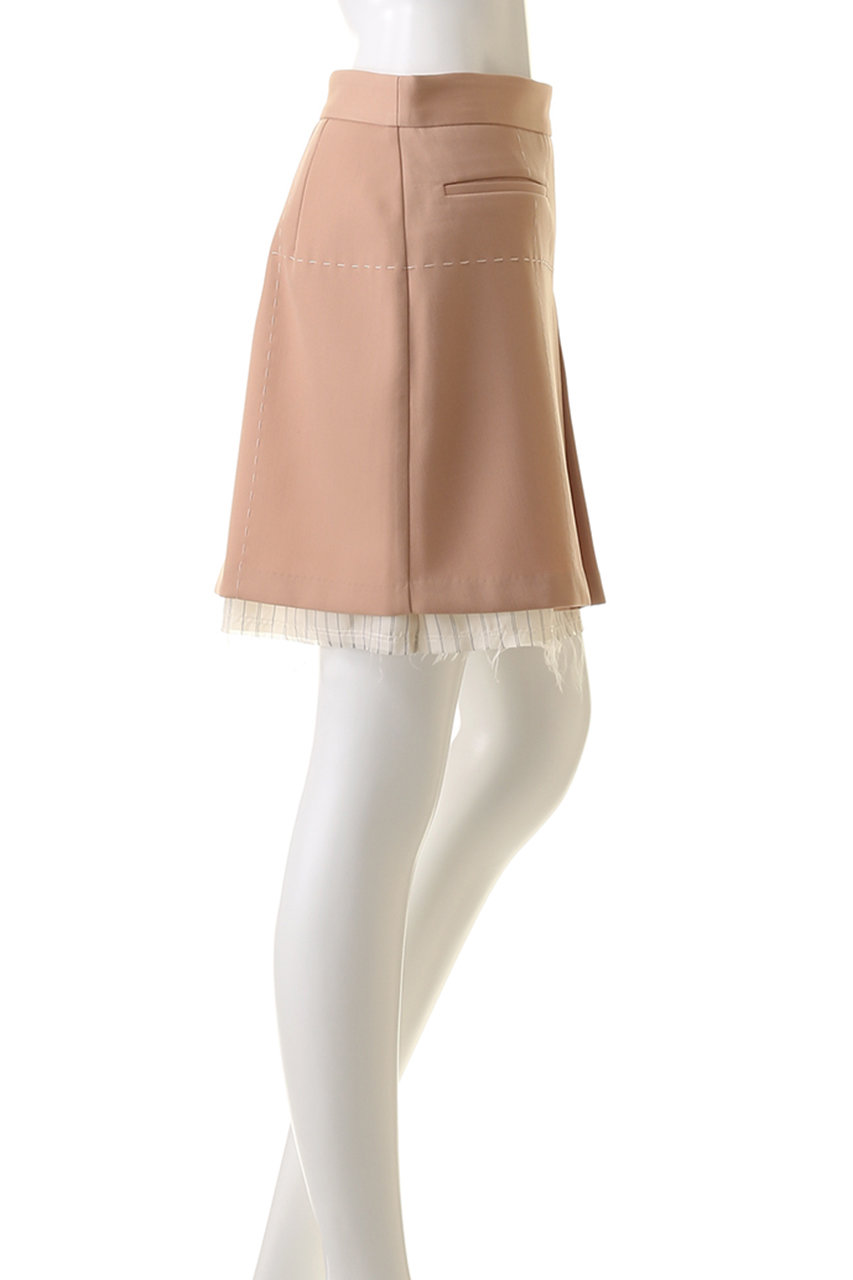 MAISON SPECIAL(メゾンスペシャル)｜Low Waist Stitch Mini Skirt/ロー