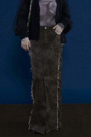 メゾンスペシャル/MAISON SPECIALのfaux Leather Tight Skirt/フェイクレザータイトスカート(110700/110703)