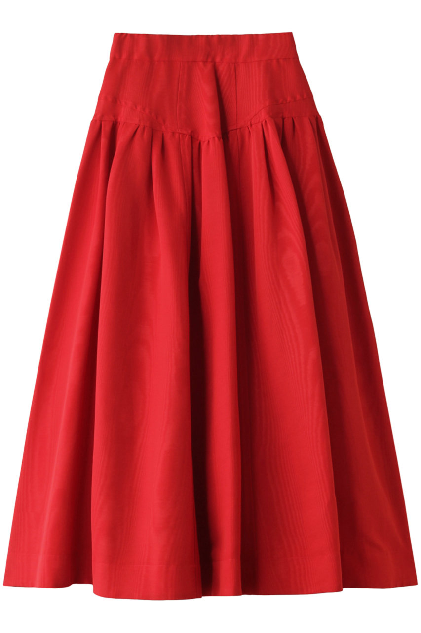 メゾンスペシャル/MAISON SPECIALのMoire Volume Skirt/モアレボリュームスカート(RED(レッド)/21242515309)