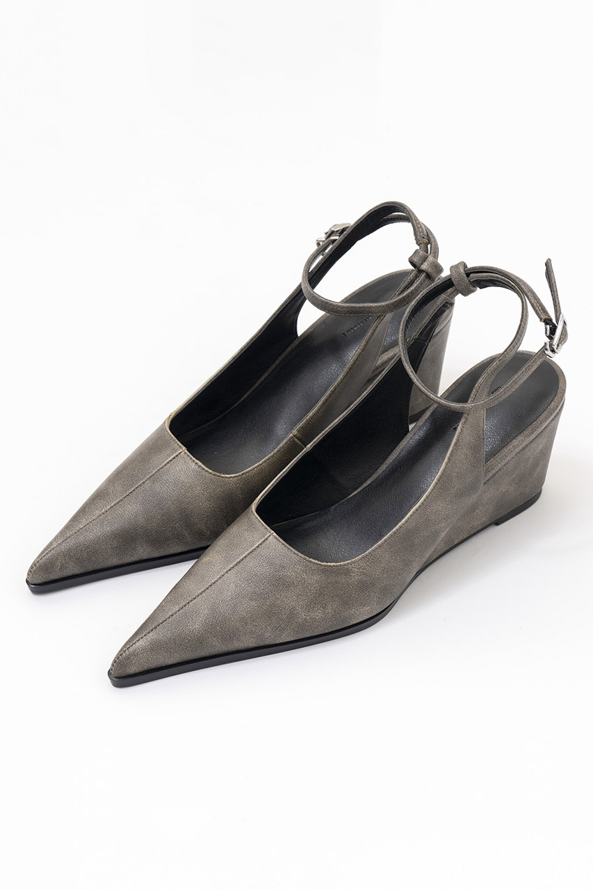 メゾンスペシャル/MAISON SPECIALの2way Wedge Sole Pumps/2WAYウェッジソールパンプス(GRY(グレー)/21242565502)