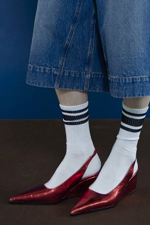 メゾンスペシャル/MAISON SPECIALの2way Wedge Sole Pumps/2WAYウェッジソールパンプス(130100/130101)