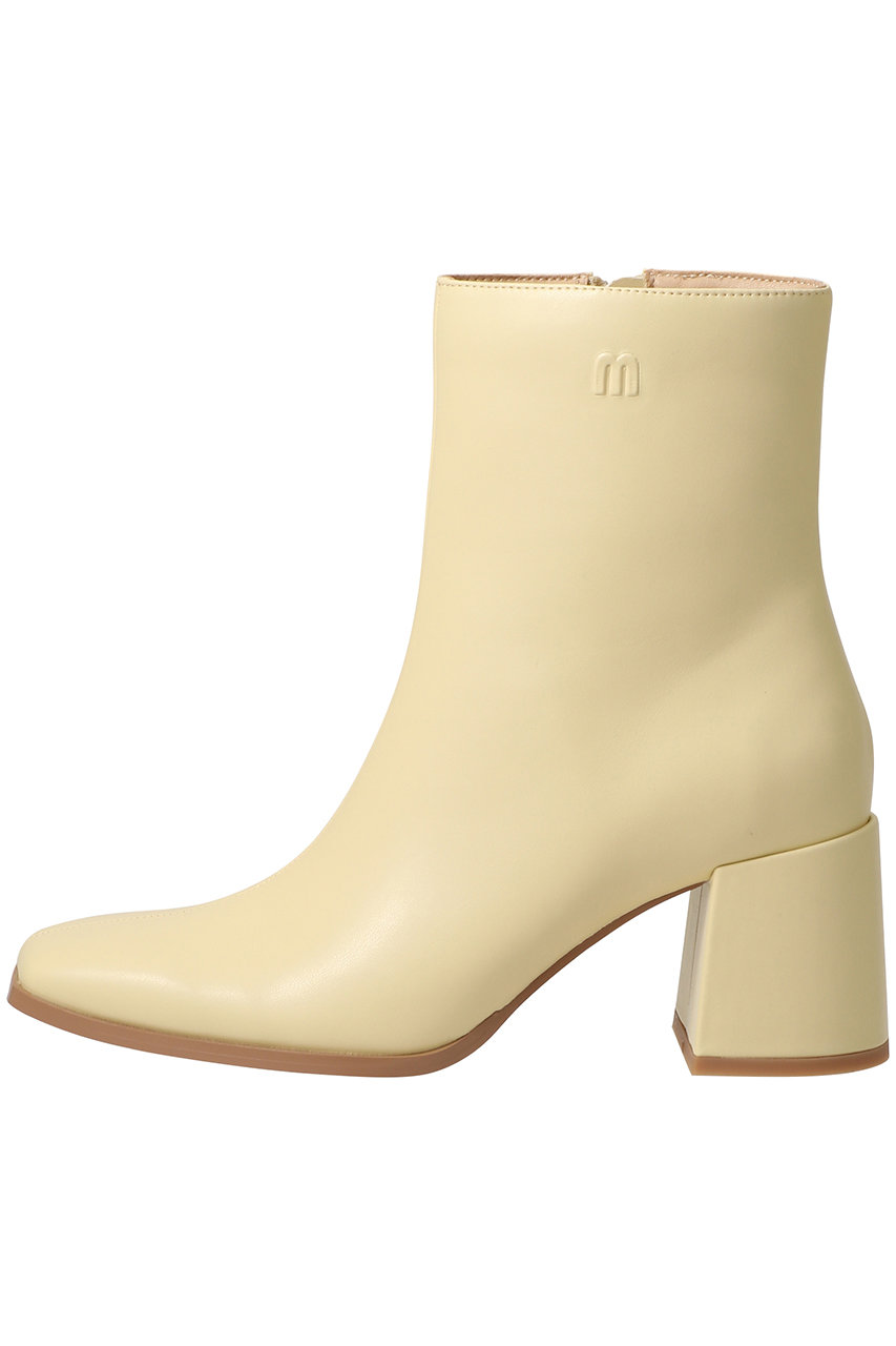 MAISON SPECIAL Logo Square Short Boots/ロゴスクエアショートブーツ (L.YEL(ライトイエロー), 37(約24cm)) メゾンスペシャル ELLE SHOP MAISON SPECIAL Logo Square Short Boots/ロゴスクエアショートブーツ (L.YEL(ライトイエロー), 37(約24cm)) メゾンスペシャル ELLE SHOP