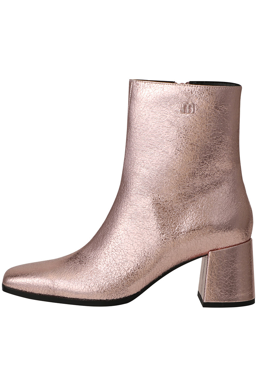 MAISON SPECIAL Logo Square Short Boots/ロゴスクエアショートブーツ (PNK(ピンク), 39(約25.5cm)) メゾンスペシャル ELLE SHOP MAISON SPECIAL Logo Square Short Boots/ロゴスクエアショートブーツ (PNK(ピンク), 39(約25.5cm)) メゾンスペシャル ELLE SHOP
