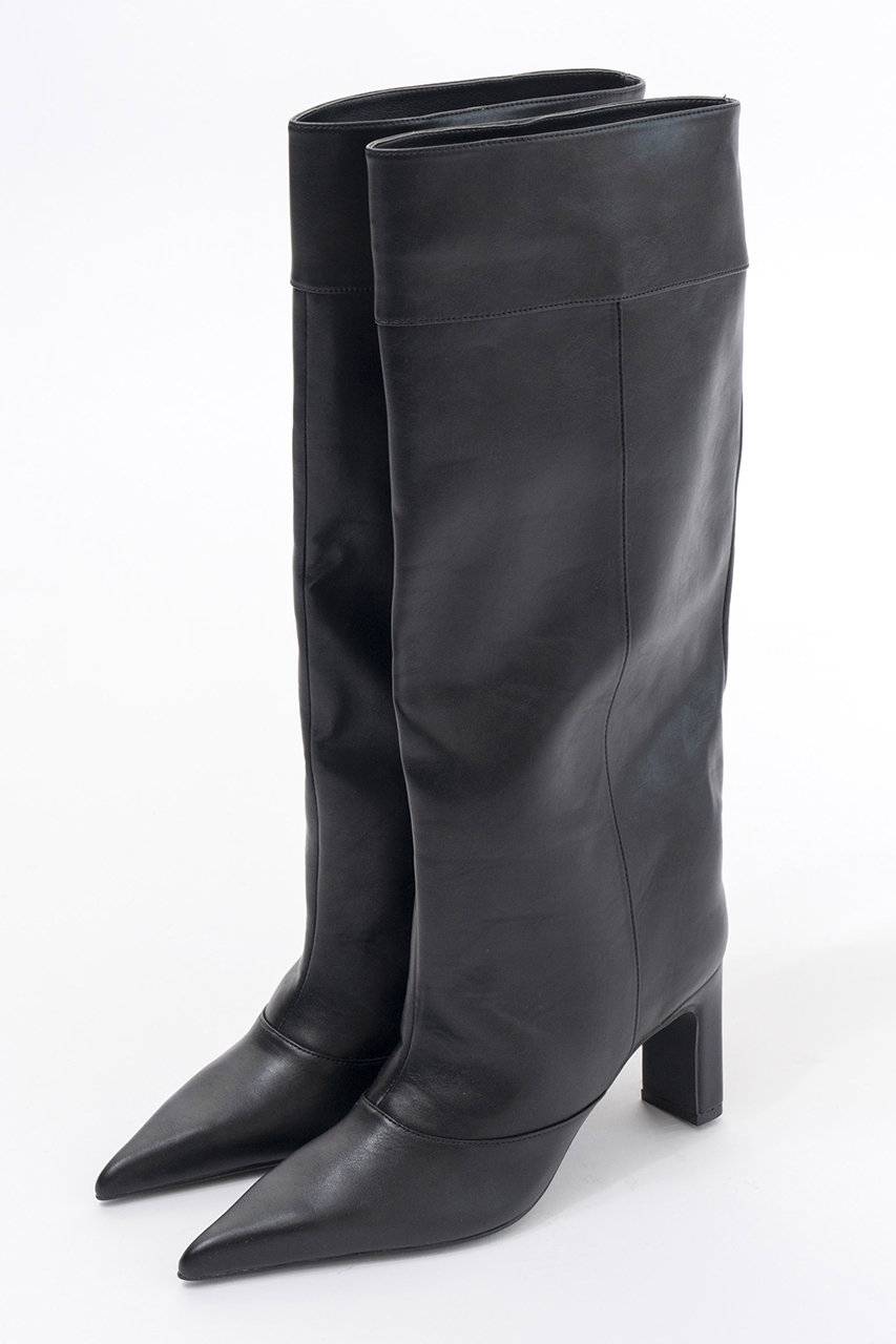 メゾンスペシャル/MAISON SPECIALのLoose Long Boots/ルーズロングブーツ(BLK(ブラック)/21242565504)