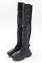 【予約販売】Vibram Stretch Thigh High Boots/Vibramストレッチサイハイブーツ メゾンスペシャル/MAISON SPECIAL BLK(ブラック)