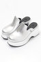 【予約販売】Multi Fabric Sabot Sandals/マルチファブリックサボ メゾンスペシャル/MAISON SPECIAL SLV(シルバー)