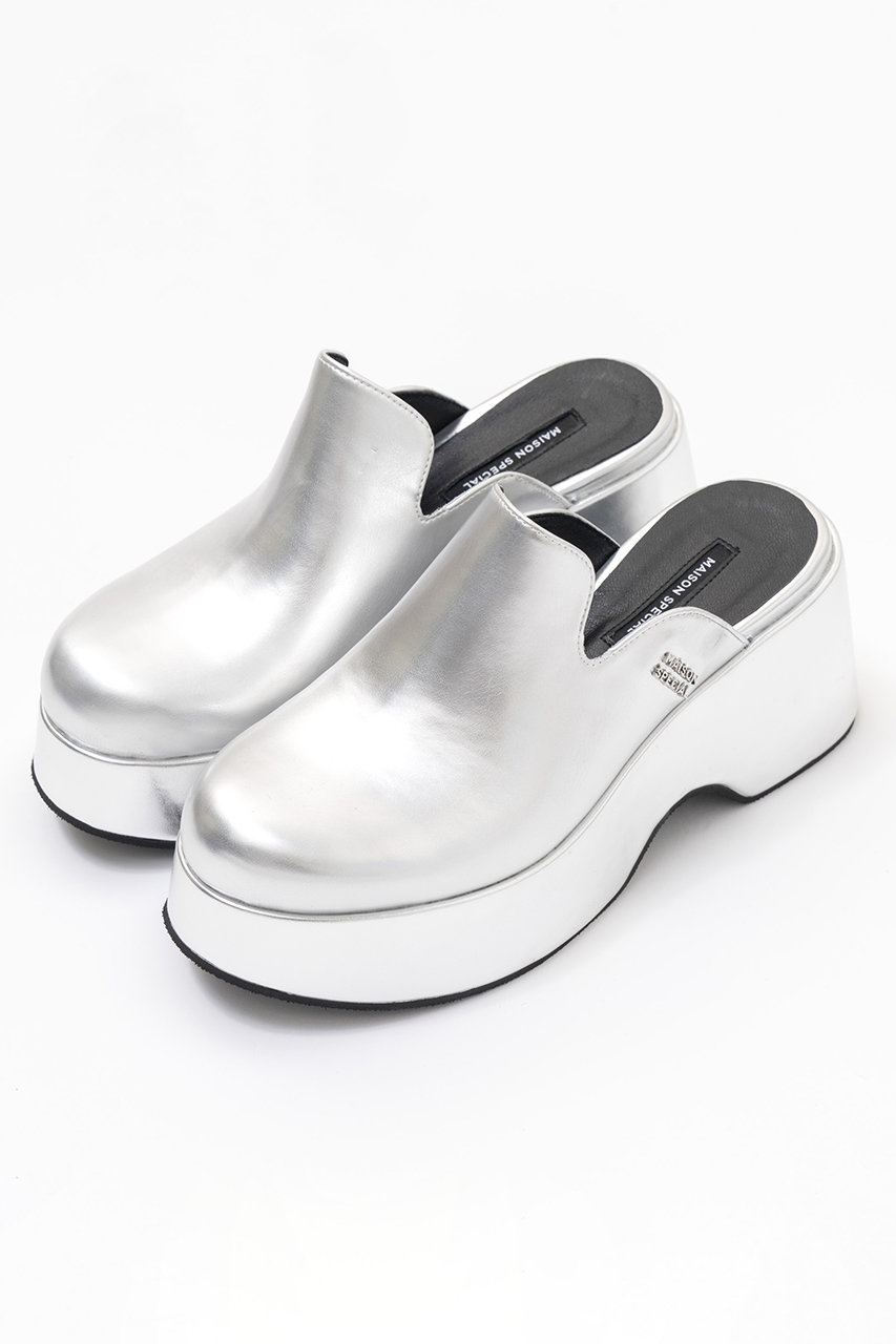 メゾンスペシャル/MAISON SPECIALの【予約販売】Multi Fabric Sabot Sandals/マルチファブリックサボ(SLV(シルバー)/21242565508)