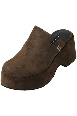 メゾンスペシャル/MAISON SPECIALのMulti Fabric Sabot Sandals/マルチファブリックサボ(130200/130201)