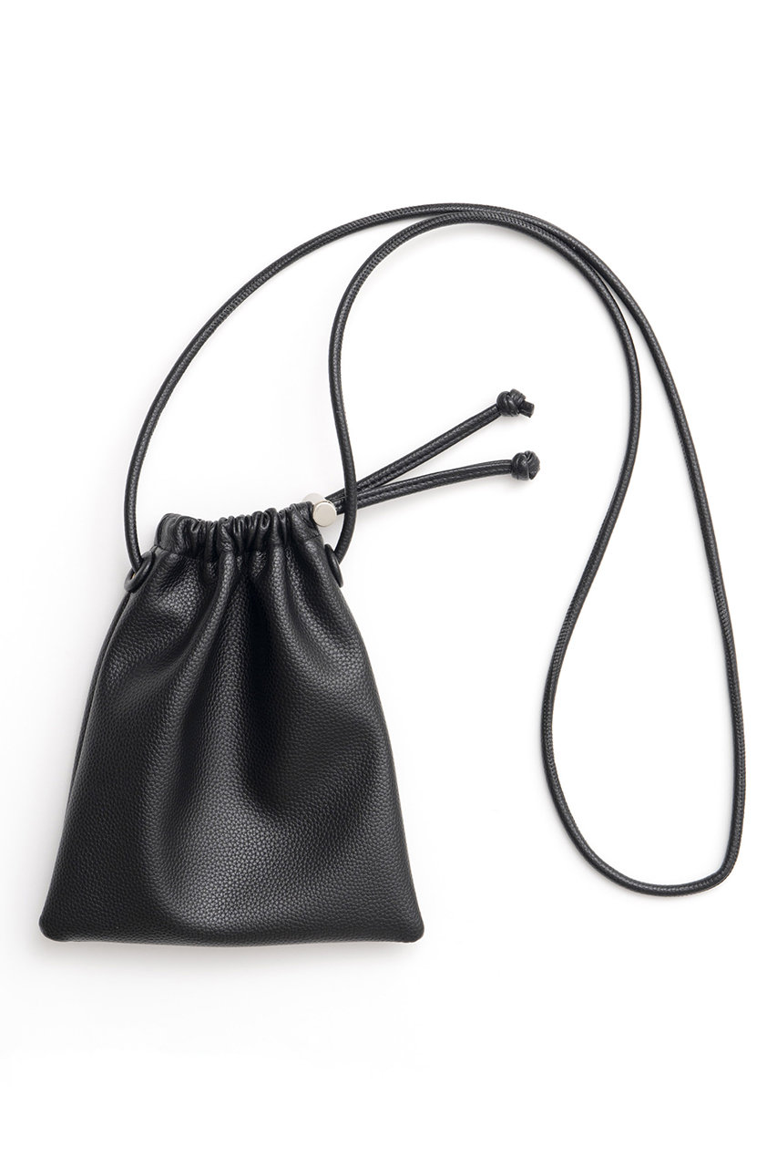 MAISON SPECIAL(メゾンスペシャル)｜Studs Drawstring Mobile Tote Bag /スタッズドローストリングモバイルトート/BLK(ブラック) の通販｜ELLESHOP・(エル・ショップ)