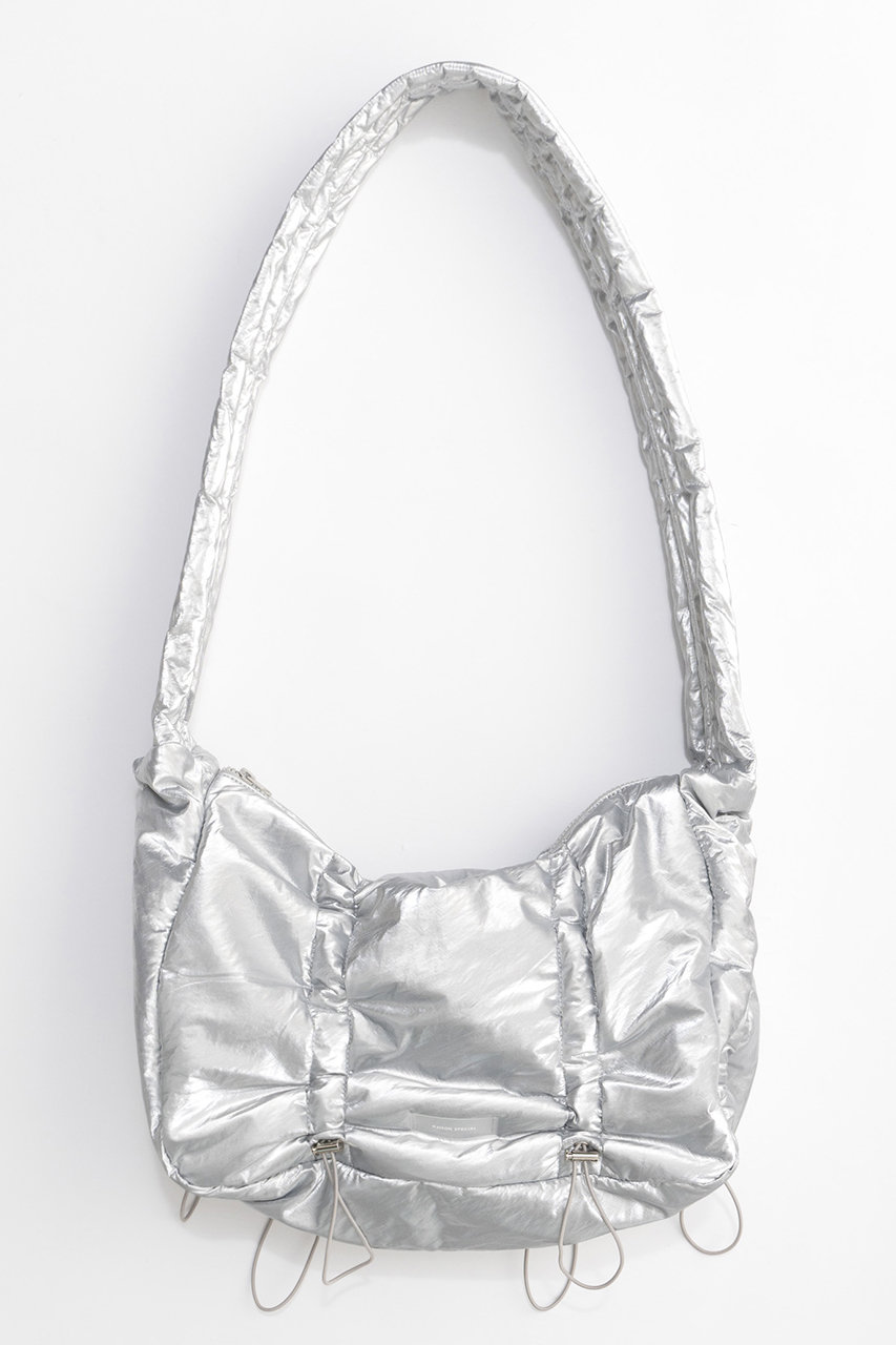 メゾンスペシャル/MAISON SPECIALのShirring Body Bag/シャーリングボディーバッグ(SLV(シルバー)/21242615511)