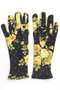 Flower Dot Print Glove/フラワードットプリントグローブ メゾンスペシャル/MAISON SPECIAL YEL(イエロー)