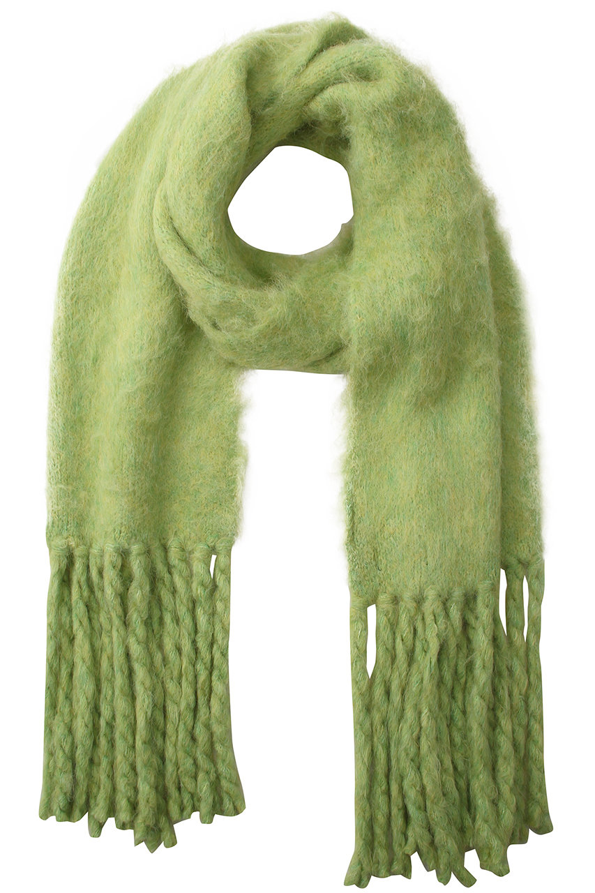 メゾンスペシャル/MAISON SPECIALのShaggy knit Muffler/シャギーニットマフラー(LIME(ライム)/21242665702)