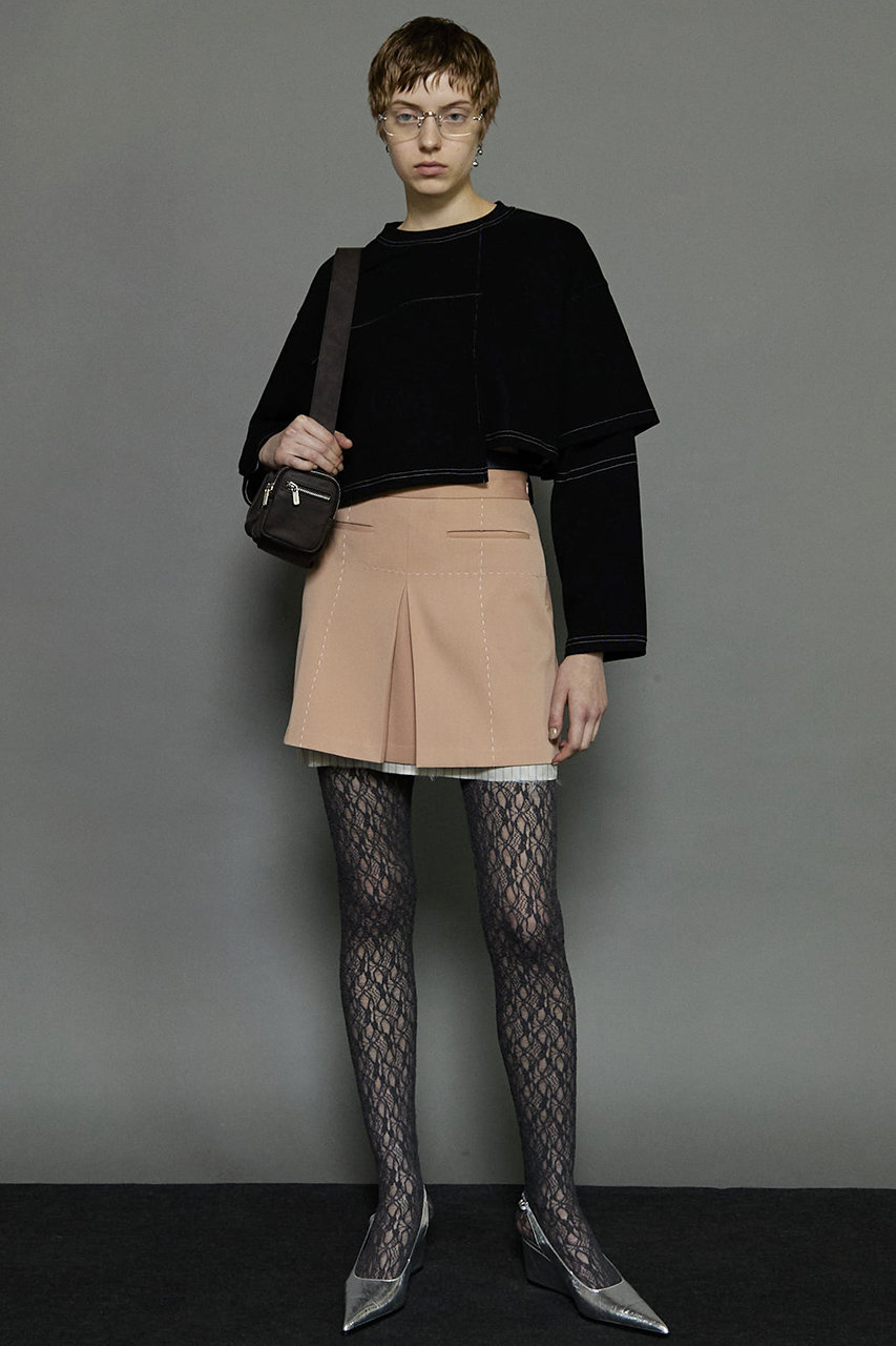 MAISON SPECIAL(メゾンスペシャル)｜Lace Tights/レースタイツ/C.GRY(チャコールグレー)  の通販｜ELLESHOP・(エル・ショップ)