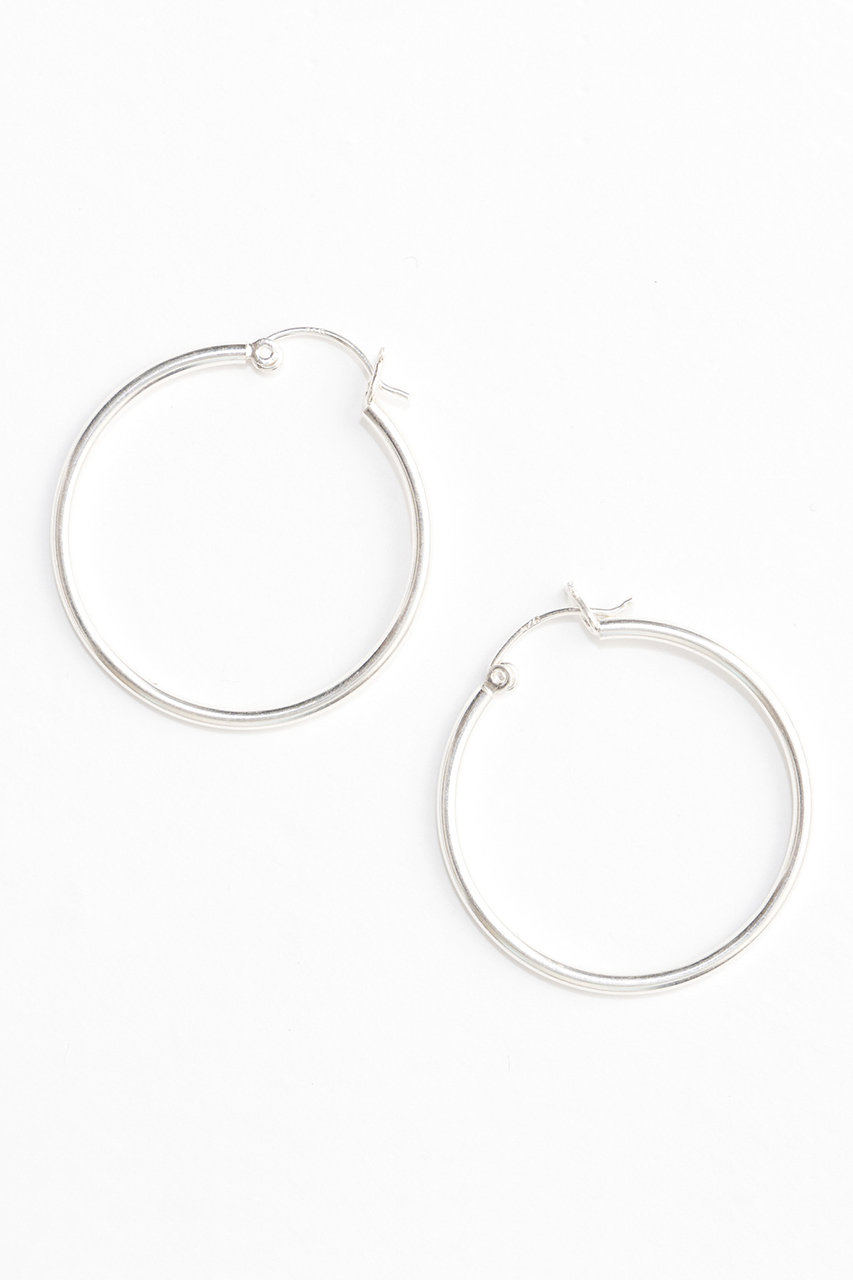 メゾンスペシャル/MAISON SPECIALのRound Hoop Earrings/ラウンドフープピアス(SLV(シルバー)/21249665501)