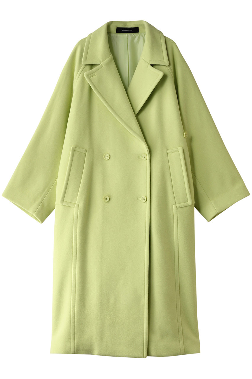 メゾンスペシャル/MAISON SPECIALのSuper140’s Long Coat/super140’sロングコート(LIME(ライム)/21242165201)